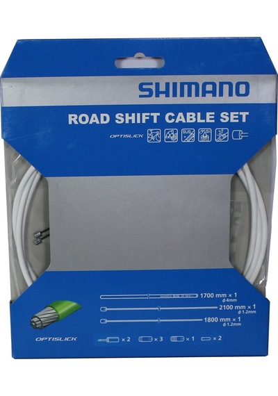 Shimano Advanced Optislick Ot-sp41 Yol Vites Kablo Seti Beyaz Y60198030 Siyah