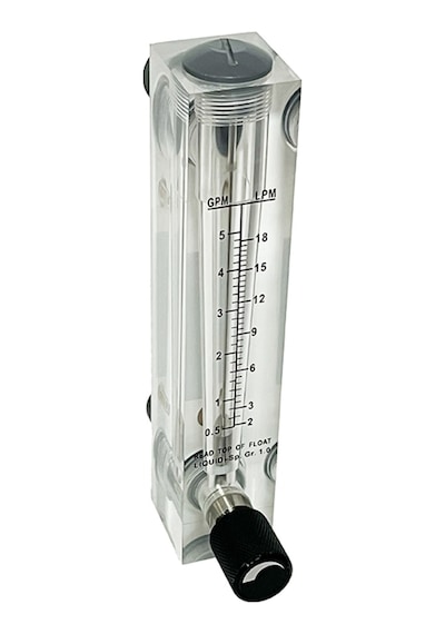 Debimetre - Ayar Vanalı -debi Ölçer - Şamandıralı - Lzm Sıvı 2-18 Lt/dk