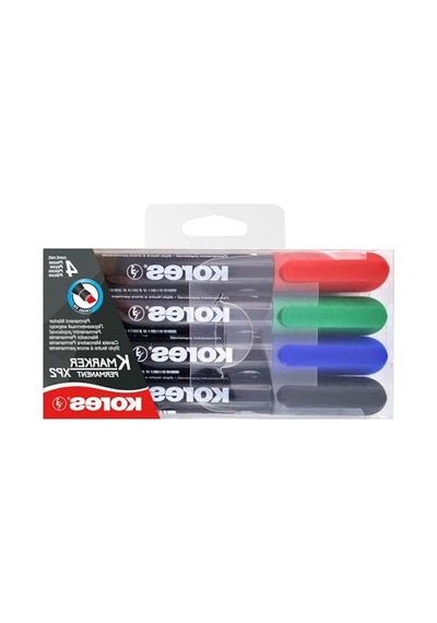 4 Renk Kalıcı Marker Seti - 3-5 Mm Konik Uç 103 Ivory