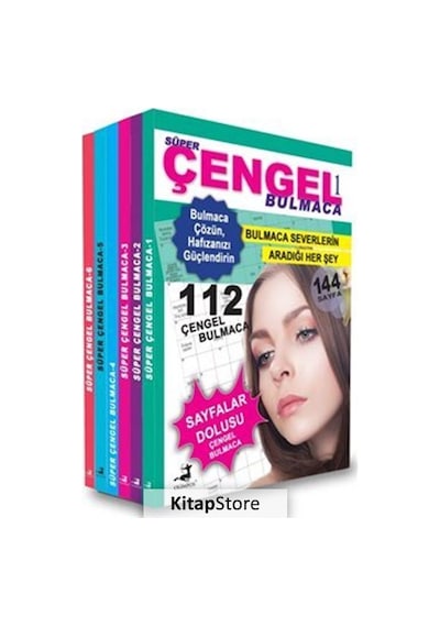 Süper Çengel Bulmaca 6 Kitap Set - Kolektif