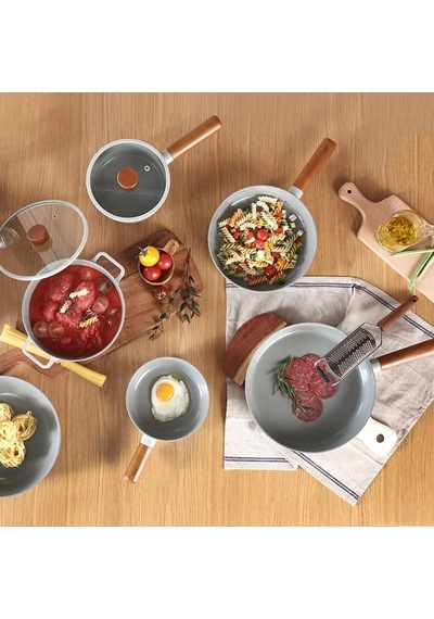 Fika Alüminyum Döküm Wok Tava 26cm Gri Belirtilmemiş
