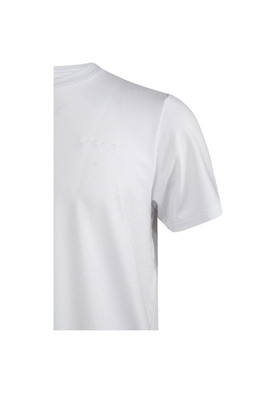 2as Winson Erkek Viloft Sıfır Yaka T-shirt Beyaz Beyaz