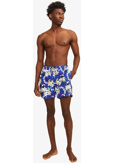 Jack & Jones Jpstfiji Erkek Mavi Deniz Şortu 12253230-bluing
