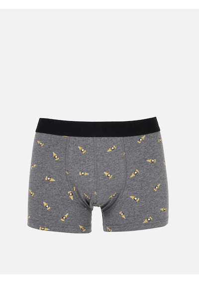 Colin's Colins Modern Fit Erkek Gri Boxer Cl1070480 Q1.v1 Mga Gri Melanj