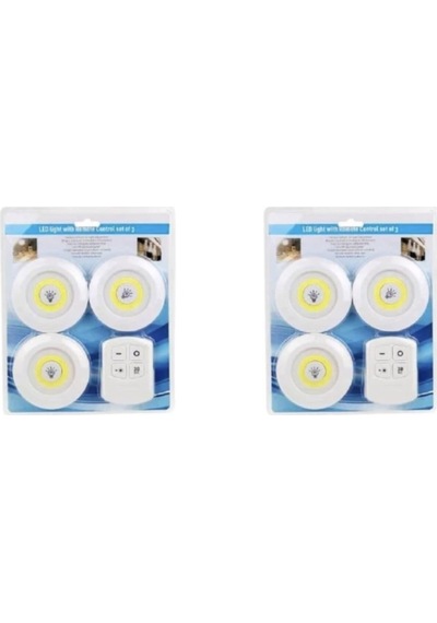 Technomax Geseus Uzaktan Kumandalı Pilli Üçlü Spot Led