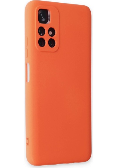 Uryport Xiaomi Redmi Note 11t Kılıf Nano İçi Kadife Silikon - Turuncu