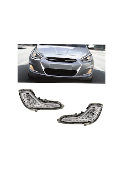 Hyundai Accent Blue Sis Lambası Ledli Sağ Sol Takım 2011-2017