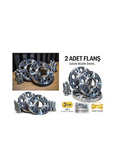 Peugeot 206 1998-2010 Flanş Spacer Jant 2cm 4x108 65.1 12x1.25
