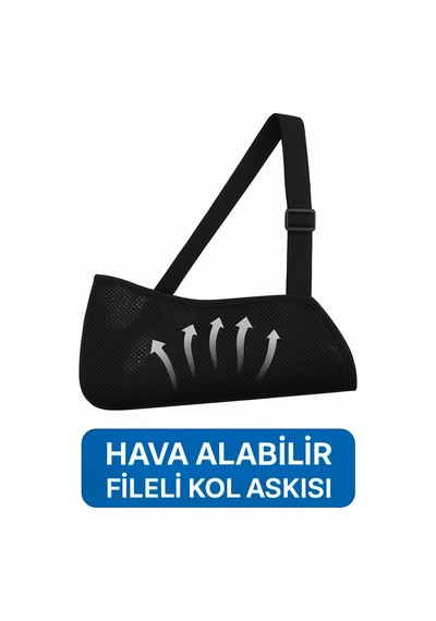 Fileli Ortopedik Kol Askısı Ayarlanabilir Hava Alan Kırık Çıkık İncinme İçin Kol Sabitleyici Destek Çok Renkli