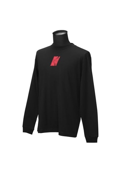 Long Sleeved T-shirt Black W/t Logo M