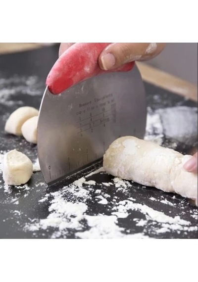 Paslanmaz Çelik Hamur Kesme Ve Şekillendirme Spatulası Çelik Gri Diğer