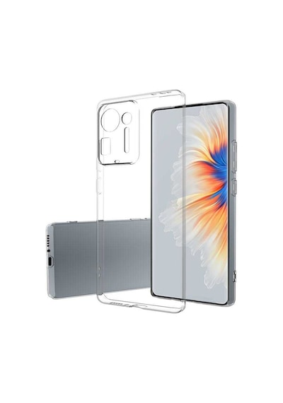 Xiaomi Mi Mix 4 Kılıf Kamera Korumalı Süper Silikon Kılıf Renksiz