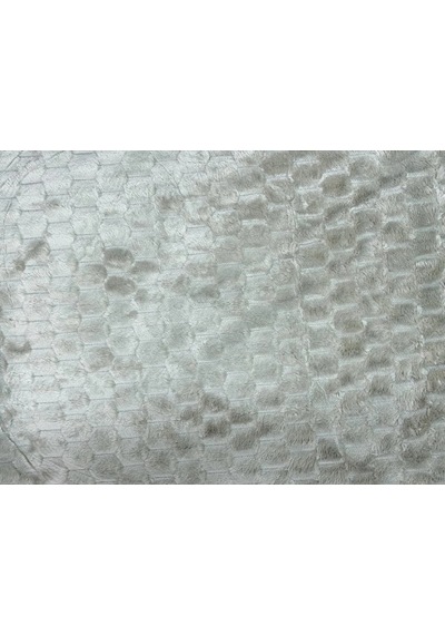 Kaymaz Tabanlı Kabartmalı Peluş Çok Amaçlı Örtü Çok Renkli