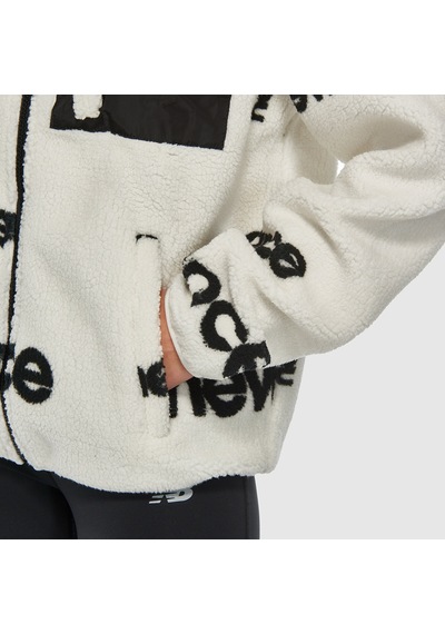 New Balance Nb Lifestyle Unisex Sweatshirt Uniseks Beyaz Sweatshirt - Unc3358