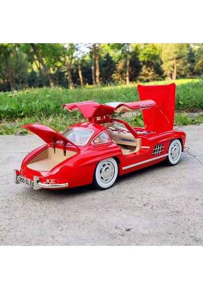 Scowetto Mercedes-benz 300 Sl Bordo 1954 Model Klasik Araba 1/24 Ölçek Mercedes 300sl Bordo