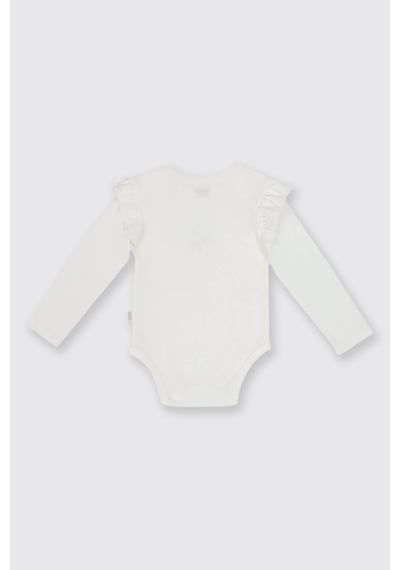 Panço Yenidoğan Uzun Kollu Ekru Body Krem 2421GN03001 Panço Yenidoğan Uzun Kollu Ekru Body Krem 2421GN03001