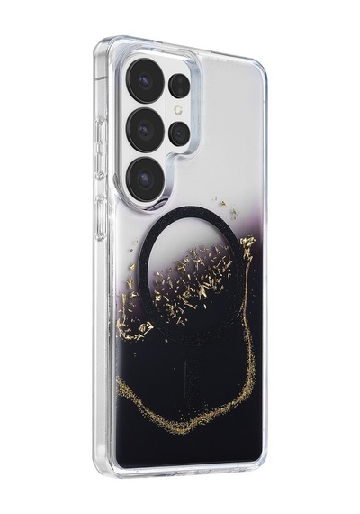 Onegif Samsung Galaxy S26 Ultra Lotus Simli Magsafe Kapak - Siyah - 100 00