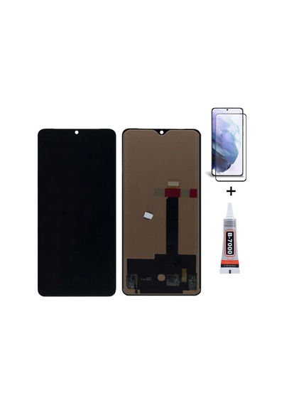 Oppo Realme X2 Pro Oled Uyumlu Ekran Lcd Dokunmatik B7000 15ml Yapıştırıcı Ve Kırılmaz Cam İle Beraber Yc
