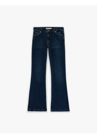 Koton Pamuklu Düşük Bel Dar Kalıp İspanyol Paça Jean Pantolon Koyu İndigo 6wal40221md İndigo Koton Pamuklu Düşük Bel Dar Kalıp İspanyol Paça Jean Pantolon Koyu İndigo 6wal40221md İndigo