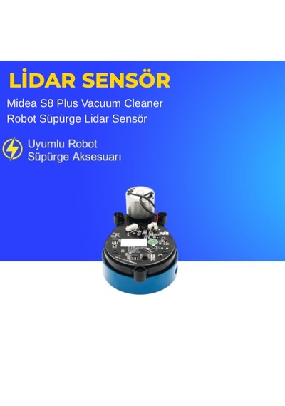 Midea S8 Plus Vacuum Cleaner Robot Süpürge Lidar Sensör