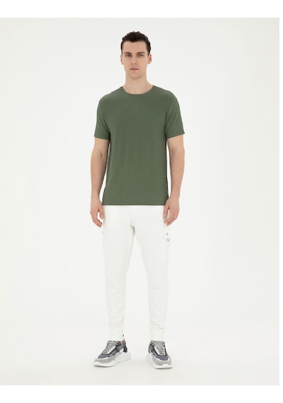 Pierre Cardin Erkek Ekru Carrot Fit Eşofman Altı 50285402-vr019 Beyaz
