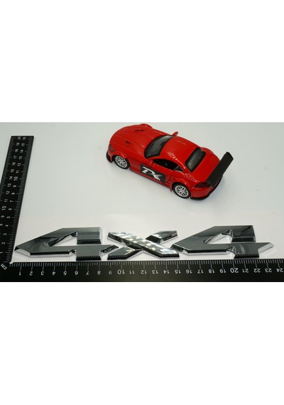 Dk Arazi Off Road 4x4 Logo Büyük Boy Krom Abs Bagaj 3m 3d Logo Ar