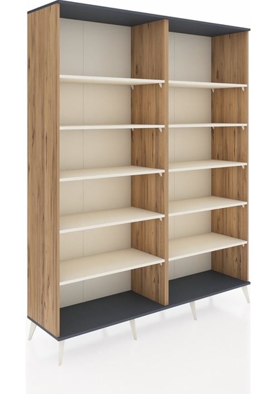 Hyperion Gardrop 10 Raflı 176x44x221 Çam-antrasit/aytaşı Antrasit/aytaşı Hyperion Gardrop 10 Raflı 176x44x221 Çam-antrasit/aytaşı Antrasit/aytaşı