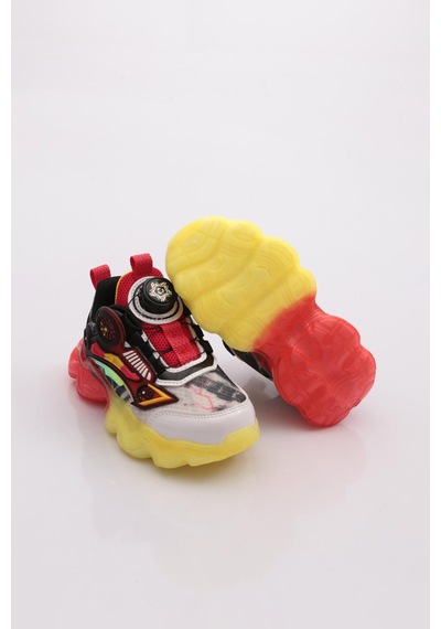 Marco Kids 12-26y1214 Çocuk Patik Işıklı Spor Ayakkabı Sarı