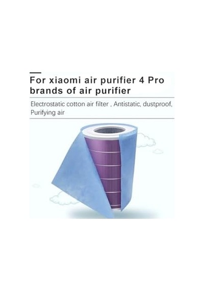 Hava Temizleyici Toz Tutucu Filtre Xiaomi Mi Air Purifier 4 Pro 10 Adet Mavi, 2020121