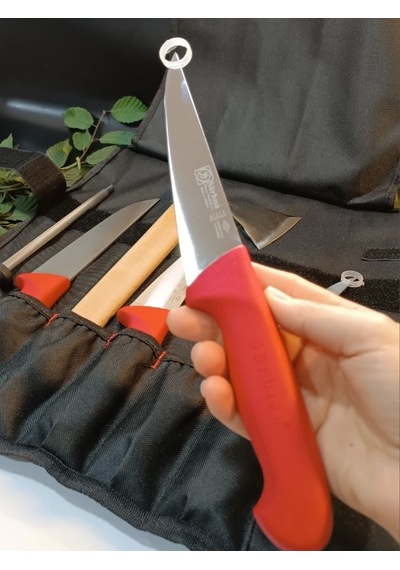 Sürmene Yapımı Kılıflı Et, Ekmek, Sebze, Mutfak, Kurban Palta Bıçakları Seti Hadnmade Çok Renkli