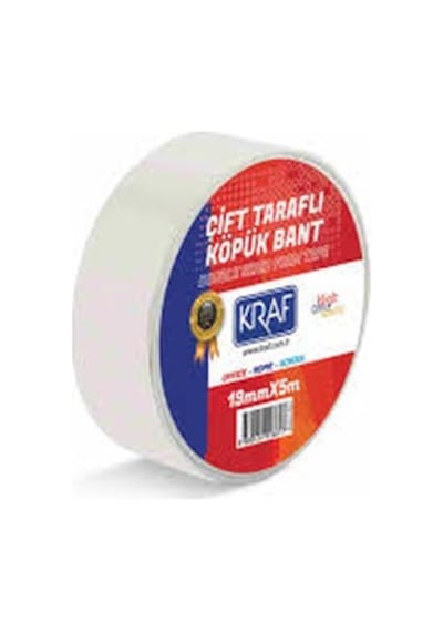 Kraf Çift Taraflı Köpük Bant 15mm x 5m