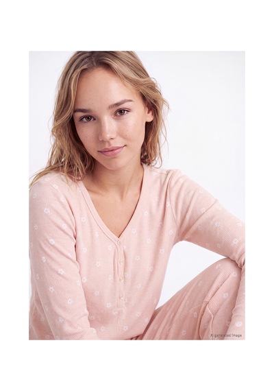 LC Waikiki Alıta Cıty Farkıyla Lcw Young Pembe Ribana Çiçekli Uzun Kollu Kadın Pijama Takım Pembe - 929503553 Pembe LC Waikiki Alıta Cıty Farkıyla Lcw Young Pembe Ribana Çiçekli Uzun Kollu Kadın Pijama Takım Pembe - 929503553 Pembe
