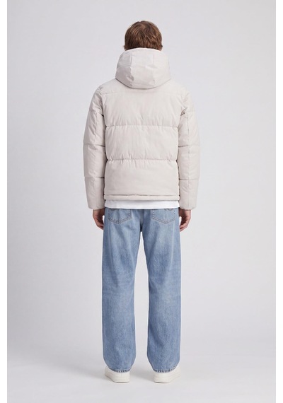 Jack & Jones Jjgalaxy Erkek Şişme Mont Puffer Ceket Günlük Rahat Taş