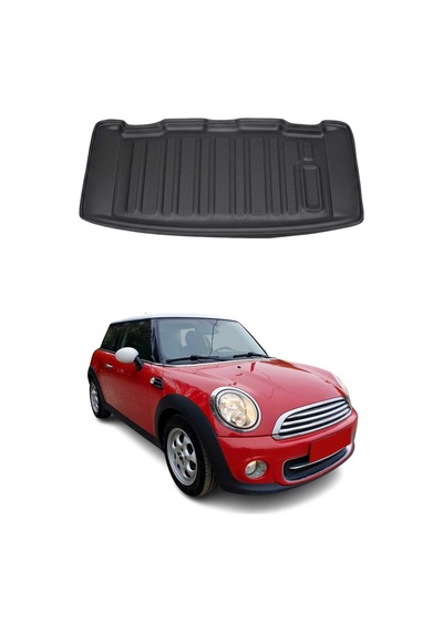 Mini One-cooper R56-mk Iı 2006-2014 Arası Uyumlu Araca Özel Kauçuk Tpe Bagaj Havuzu Siyah