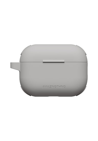 Apple Uyumlu AirPods Pro 2 Amazingthing Airbag Köşe Tasarımlı Omni Serisi Silikon Kapak Gri