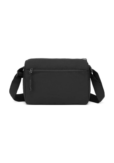 Smart Bags Krinkıl Kumaş Kadın Çapraz Çanta Siyah