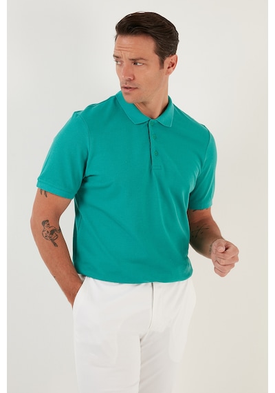 Buratti Pamuklu Regular Fit Düğmeli Erkek Polo Yaka T Shirt 5902127 Benetton