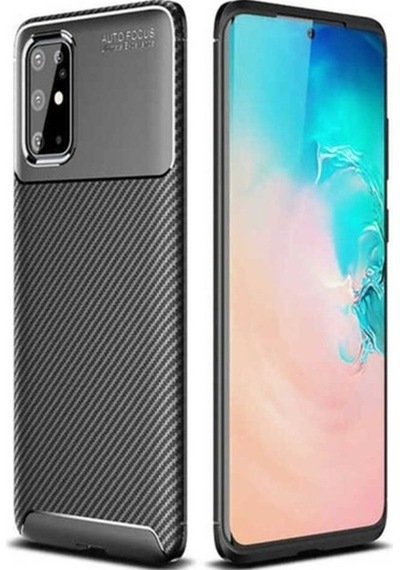 Galaxy S20 Plus Kılıf Zore Negro Silikon Kapak Siyah