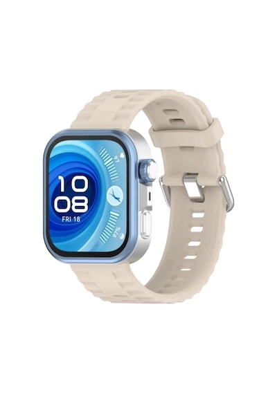 Newface Huawei Watch Fit 3 Klasik Kordon - Krem - 542