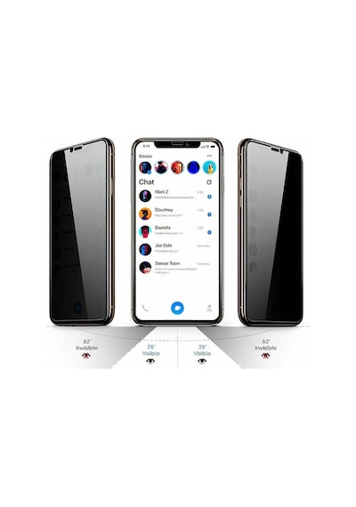 Oppo Reno 2 Yandan Görünmeyen 5D Hayalet Cam Ekran Koruyucu