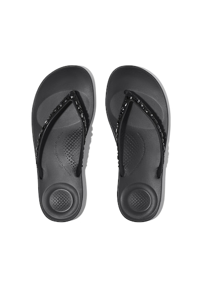 090 All Black Terlik Kadın Diğer Jc8-090/194/d46 Fitflop Iqushıon Multi-crystal Ergonomic siyah
