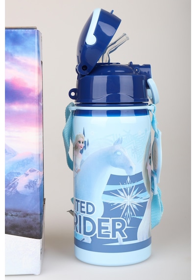 X Dekomus Lisanslı Elsa Frozenıce Princess Collection 500 Ml Çelik Matara Açık Gri
