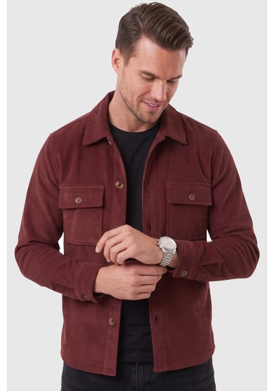 Deepsea Erkek Slim Fit Fitilli Kadife Bordo Ceket %100 Pamuk Düğmeli Cepli Astarsız 2701104 Deepsea Erkek Slim Fit Fitilli Kadife Bordo Ceket %100 Pamuk Düğmeli Cepli Astarsız 2701104