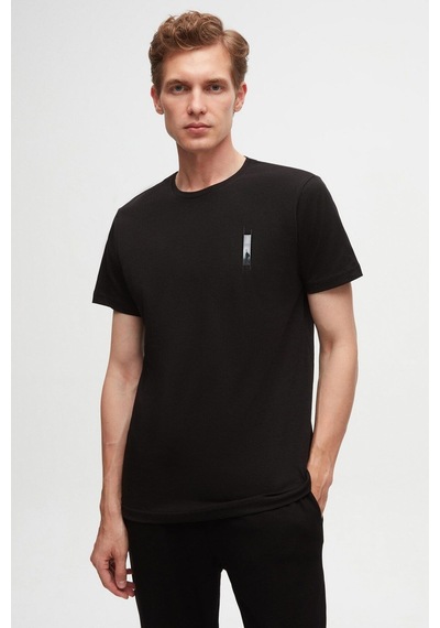 D's Damat Regular Fit Siyah Baskılı %100 Pamuk T-shirt 2EC14ORT05213 Siyah D's Damat Regular Fit Siyah Baskılı %100 Pamuk T-shirt 2EC14ORT05213 Siyah