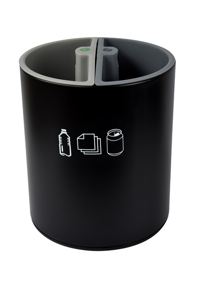 Reınkraft Rnt-011 Çift Bölmeli Çelik Çöp Kovası