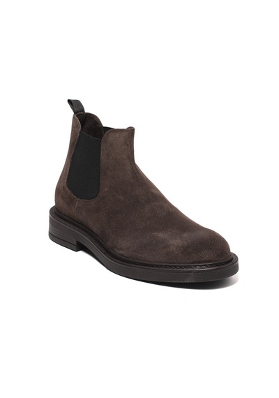 Cacao Dark Brown Bot Erkek 1054 - Moss Dino Draghi Chelsea Boot Suede Kahverengi