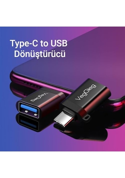 Type-c To Usb 3.0 Çevirici Dönüştürücü Adaptör