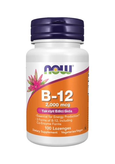 Now Vitamin B-12 2000 Mcg 100 Lozenges