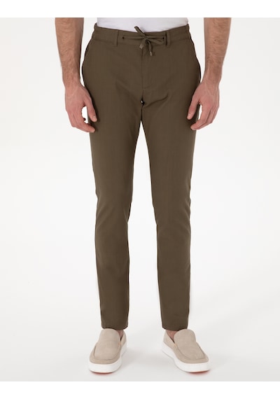 Pierre Cardin Erkek Haki Pantolon Kanvas-chino 50308086-vr027 Haki