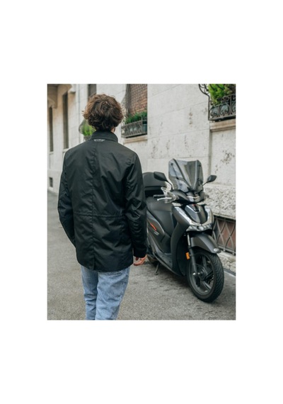 Oj Stylısh Man Motosiklet Uzun Parka Xl Siyah